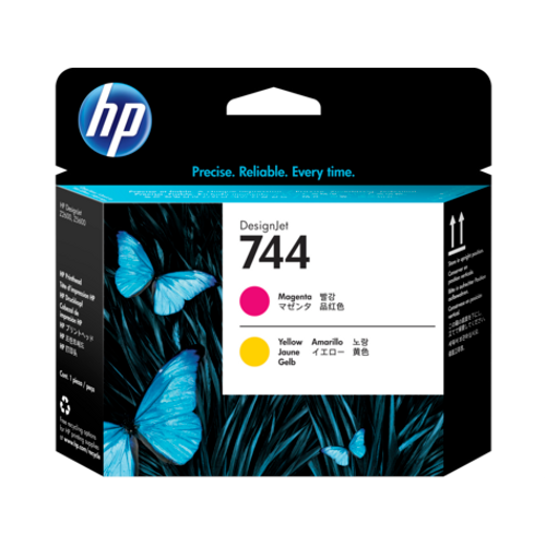HP 744-F9J87A K�rm�z�-Sar� Orjinal Bask� Kafas�