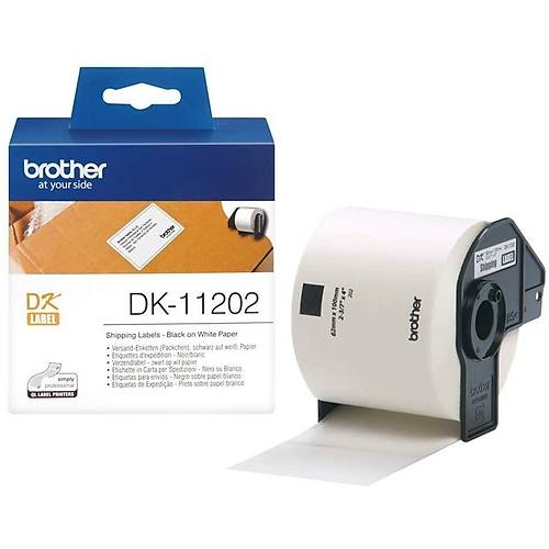 Brother DK-11202 Orjinal P-Touch G�nderi Etiketi 62mm x 100mm