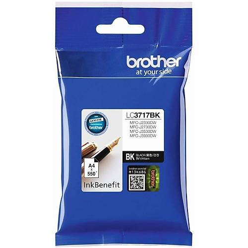 Brother LC3717 Siyah Orjinal Kartu�