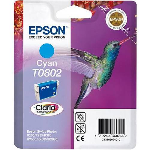 Epson T0802 C13T08024020 Mavi Orjinal Kartu� - PX-650-660-700
