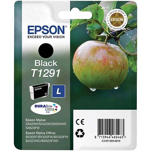 Epson T1291 C13T12914020 Siyah Orjinal Kartu�- SX-230-235-420-425