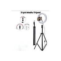 I��kl� Ayakl� Tripod | Foto�raf & Video �ekimi i�in LED I��kl� Ayarlanabilir Telefon Tripodu