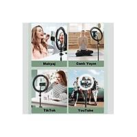 I��kl� Ayakl� Tripod | Foto�raf & Video �ekimi i�in LED I��kl� Ayarlanabilir Telefon Tripodu