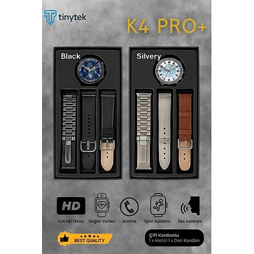 K4 Pro+ Ak�ll� Saat | T�rk�e Men�l� | Ad�m Takibi | H�zl� �arj | 2.02