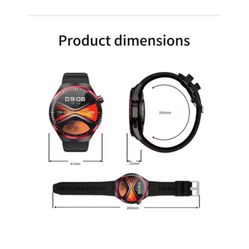 VN Watch 4 Pro Ak�ll� Saat � 3 Kordonlu, NFC Destekli, Kablosuz �arj �zellikli