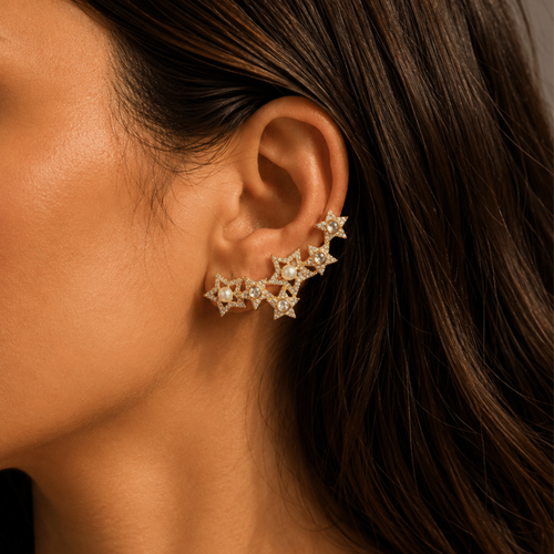 Starlight Pearl Ear Cuff