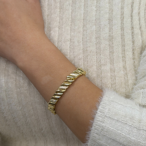 Alt�n I��lt�l� Sarmal Bileklik