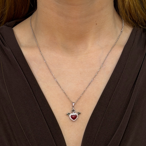 Kalp I��lt�s� �elik Kolye