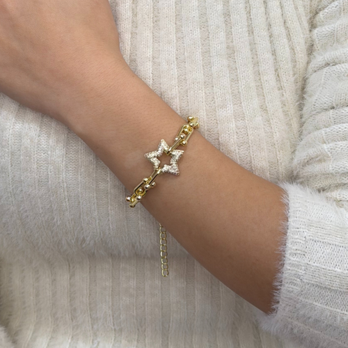I��lt�l� Y�ld�z Gold Bileklik