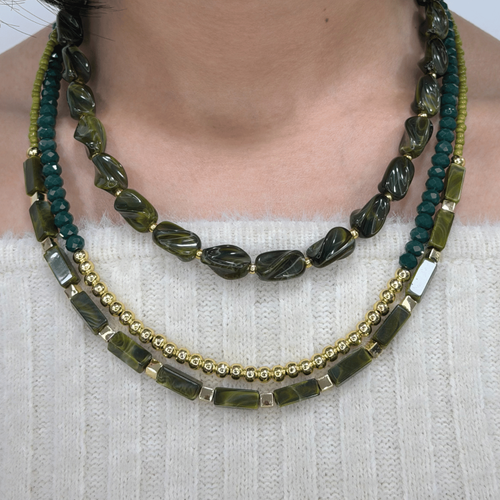 Z�mr�t Harmoni �oklu Kolye