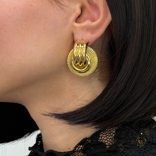 Has�r Halka Gold K�pe