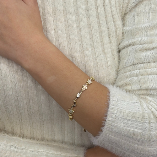 I��k Yolu Gold Bileklik