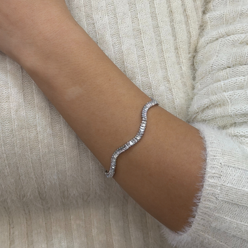 Dalga Ta�l� G�m�� Bileklik