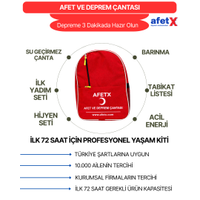 Afet ve Deprem S�rt �antas� - K���k