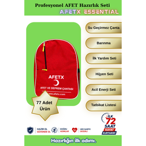 Afet ve Deprem �antas� - AFETX ESSENT�AL