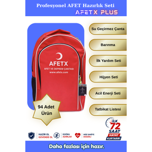 Afet ve Deprem �antas� - AFETX PLUS