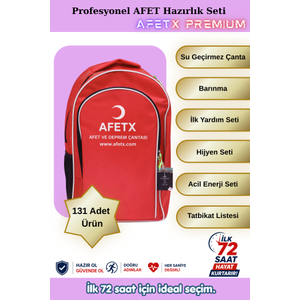 Afet ve Deprem �antas� - AFETX PREM�UM