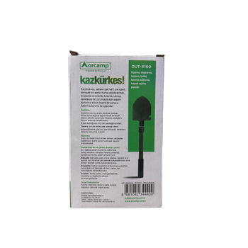 Orcamp Katlanabilir Metal Kazma, K�rek, Testere ve Pusula Seti