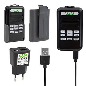 WLN KD-C80 Tekli Mini El Telsizi - 16 Kanal Radyolu