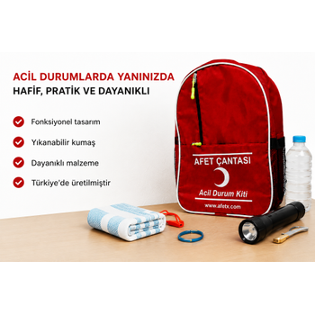 Afet ve Deprem �antas� K���k - BO� (40*30*14)