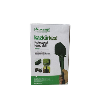 Orcamp Katlanabilir Metal Kazma, K�rek, Testere ve Pusula Seti