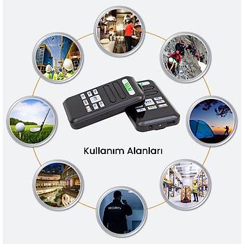 WLN KD-C80 Tekli Mini El Telsizi - 16 Kanal Radyolu