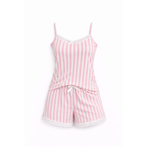 S�la Sella Bamboo Kad�n �ortlu Pijama Tak�m� � Ask�l� Dantel Detayl�