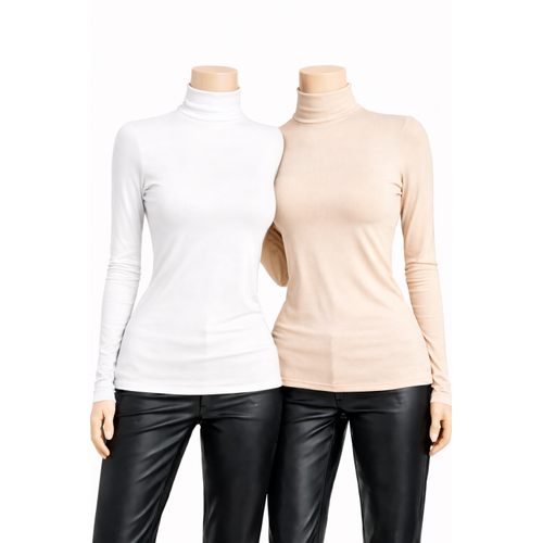 Kad�n Siyah Ten Uzun Kollu 2'li Body