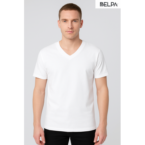 Ersa �� Giyim Ribana Yar�m Kol V Yaka Erkek Atlet 6'l�