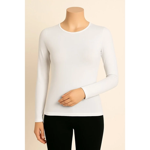 S�la Sella Kad�n Yuvarlak Yaka Uzun Kollu Atlet