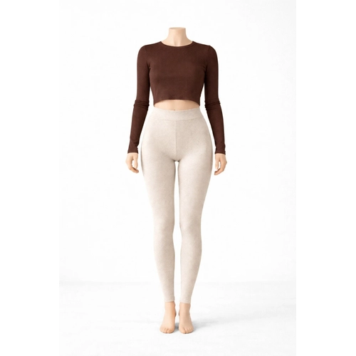 S�la Sella Fitilli Y�ksek Bel Spor Tayt