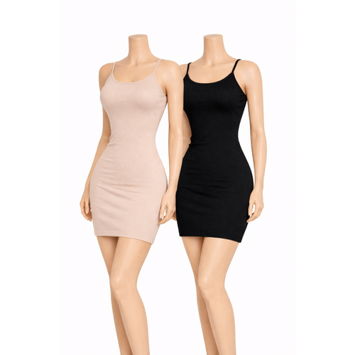 Likral� Ayarlanabilir �p Ask�l� Elbise Astar�, J�pon Elbise Astar�, Kombinezon 2'li Paket