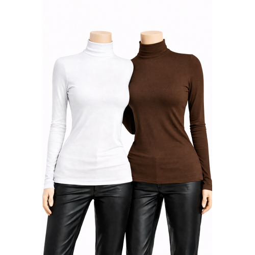 Kad�n Siyah Ten Uzun Kollu 2'li Body