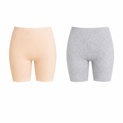 Likral� Penye Tayt, Pamuklu, B�y�k Beden ��lik Tayt %95 Pamuklu %5 Likra 2'li Paket