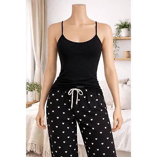 Kad�n Likral� Ip Ask�l� Atlet %95 Pamuk %5 Likra 3'l� Paket