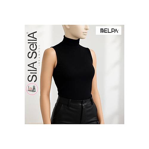 S�la Sella Siyah Kad�n Bo�azl� Atlet