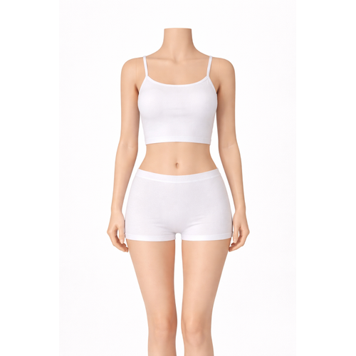 Likral� Kad�n Mini �ort, Kad�n Boxer, Kad�n �� Giyim Boxer %95 Pamuk %5 Likra