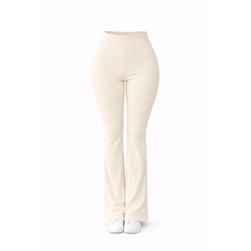 Kad�n �spanyol Pa�a Fitilli Y�ksek Bel Toparlay�c� Tayt Curve B�y�k Beden