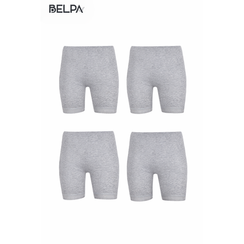 B�y�k Beden, Curve, Penye ��lik %100 Pamuklu Tayt 4'l� Paket