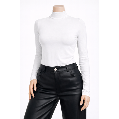 Kad�n Kahverengi Uzun Kollu Body Tekli