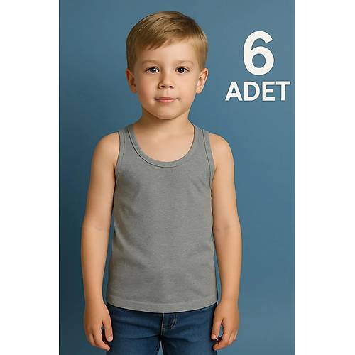 Akp�nar �ama��rlar� Erkek �ocuk Penye Atlet 6'L�