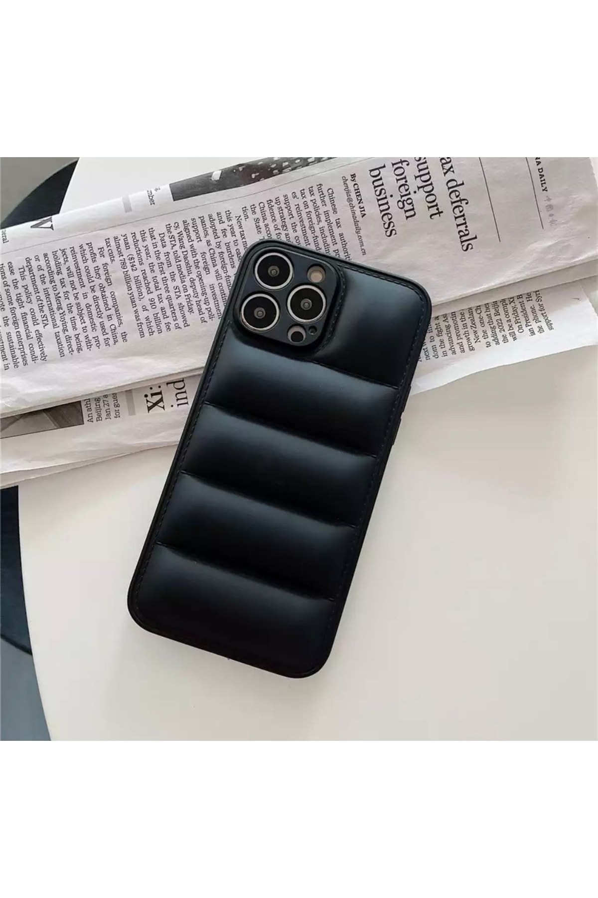 Iphone 11 Pro Uyumlu Şişme Kılıf Puffer Case Tam Koruma