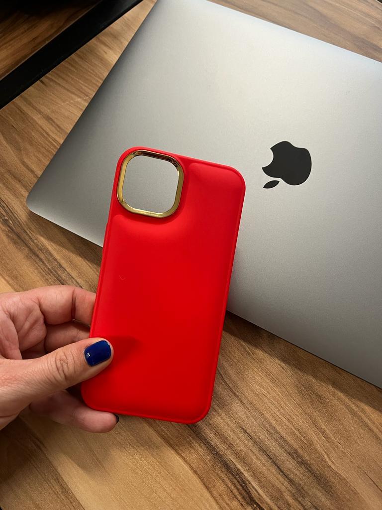 Iphone Uyumlu Puffer Kılıf Kırmızı