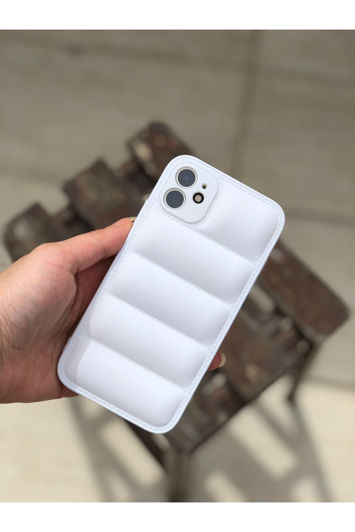 Iphone 13 Pro Max Şişme Kılıf Puffer Case Tam Koruma