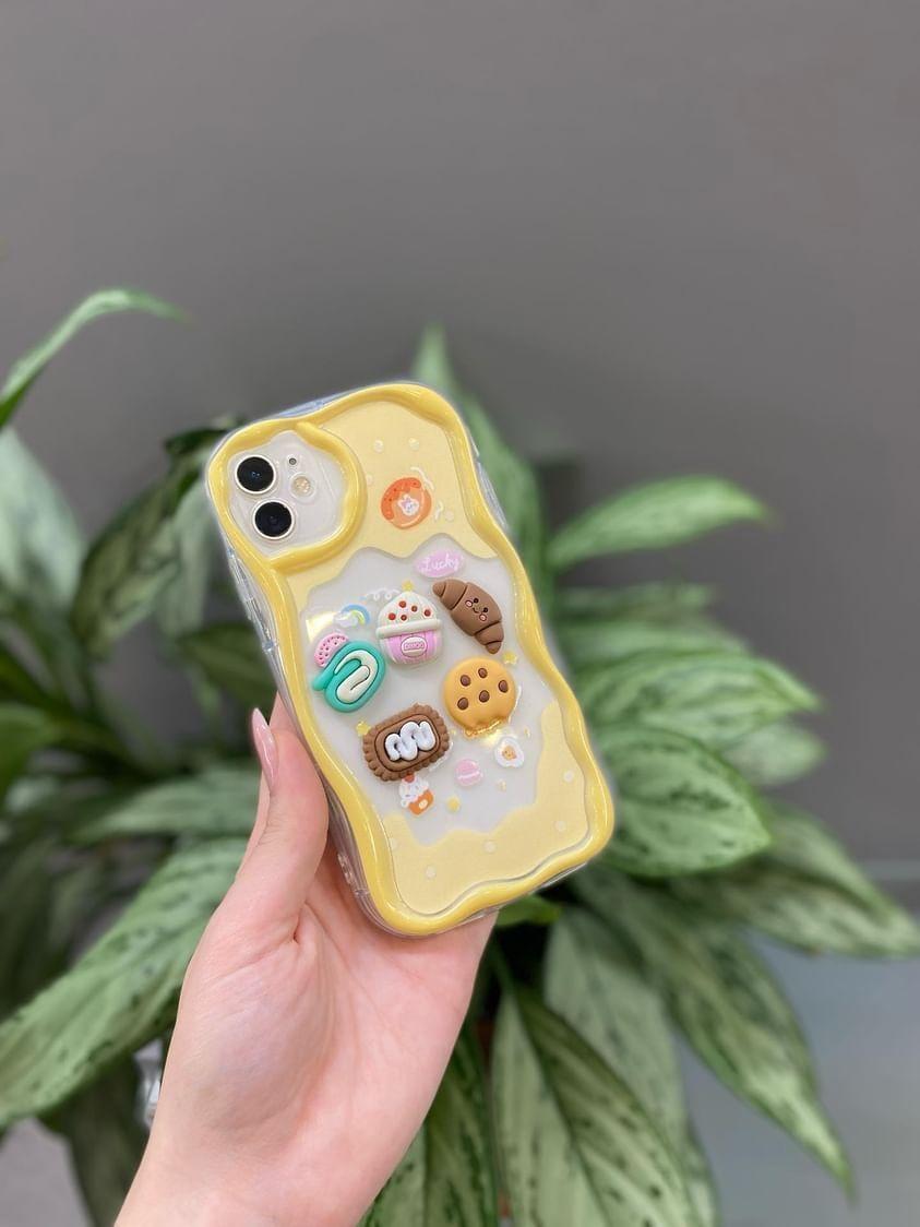 Iphone 11 Uyumlu Sevimli Figürlü Kılıf Sarı