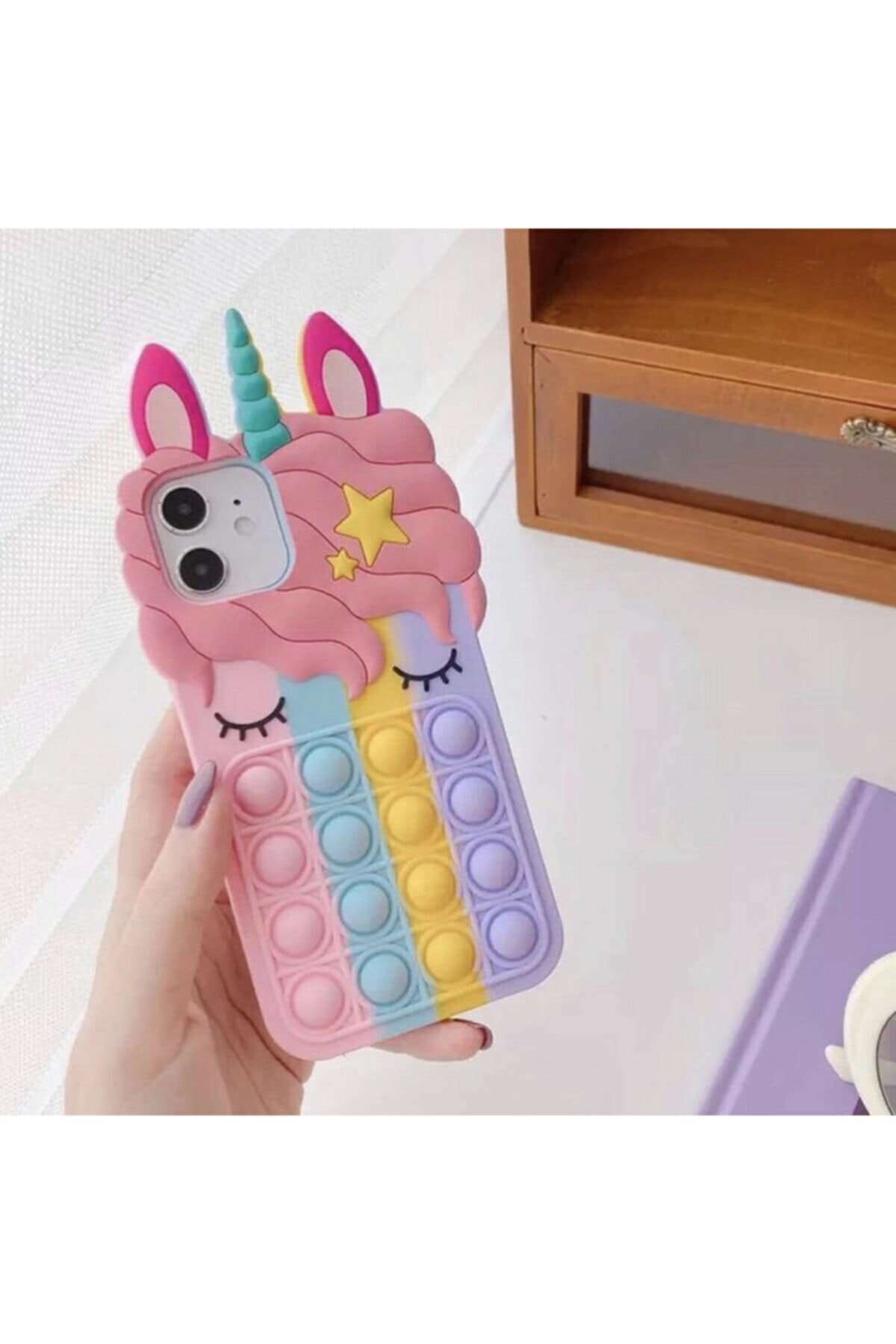 Iphone 11 Uyumlu Unicorn Pop It Kılıf 