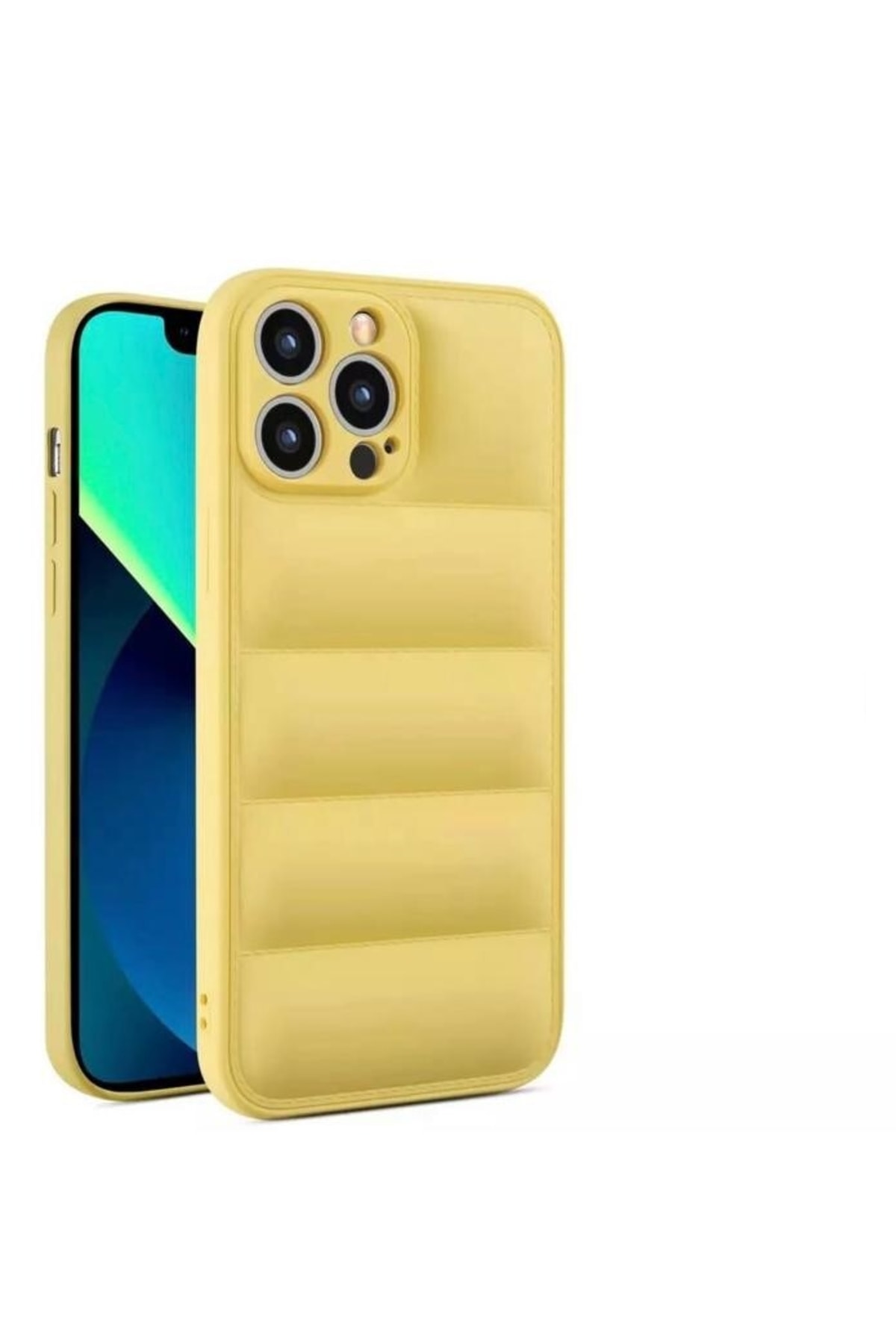 Iphone 13 Pro Uyumlu Şişme Kılıf Puffer Case Tam Koruma