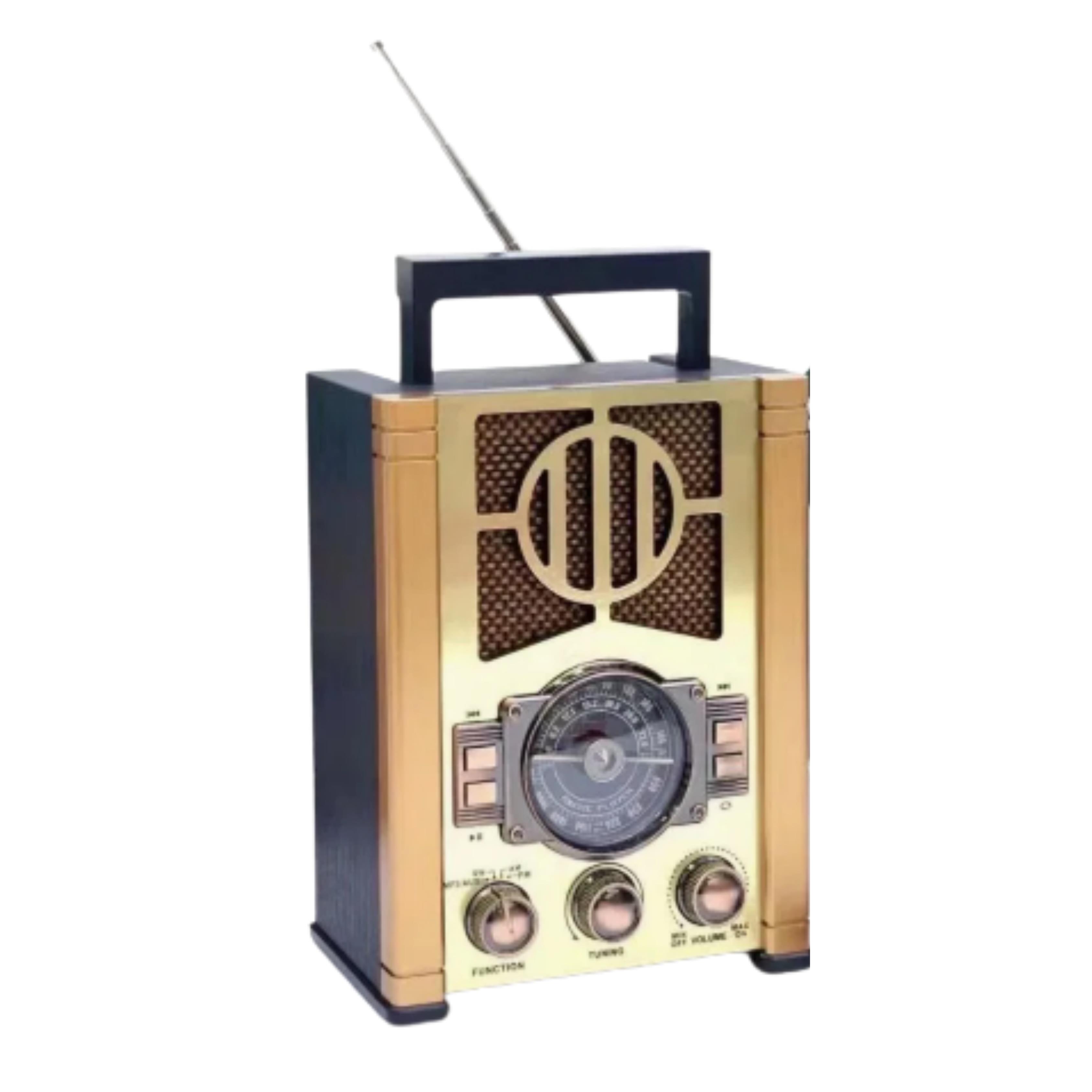 NS 6619-BT Nostaljik Radyo Bluetooth Hoparlör (SD Kart ve USB Girişli )