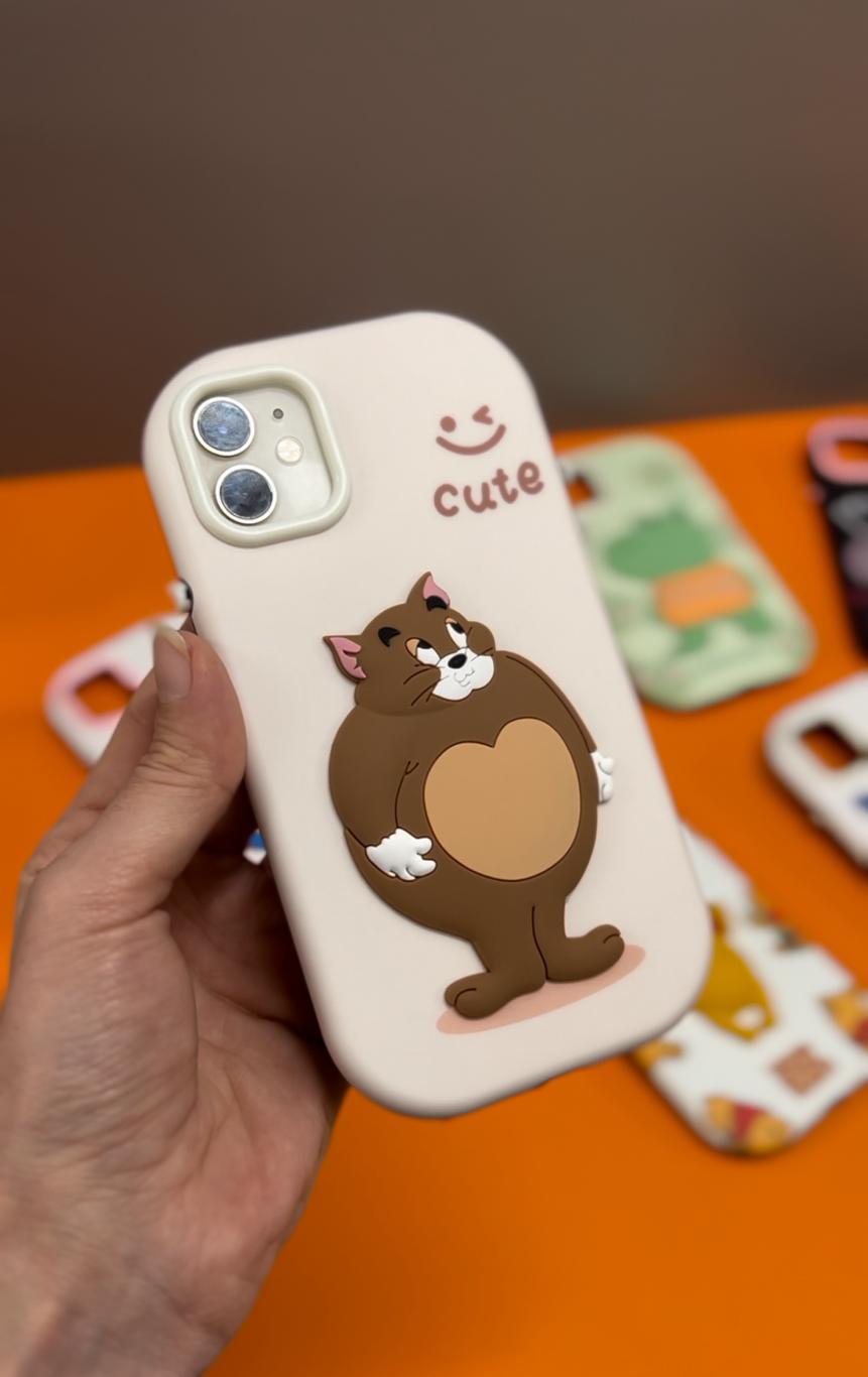 Tom Figürlü Sevimli Telefon Kılıfı