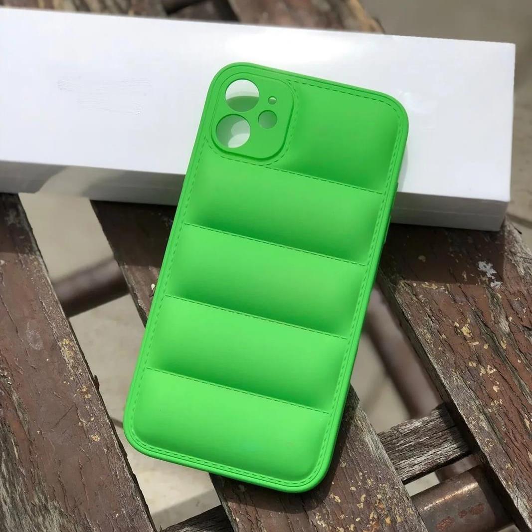Iphone Uyumlu Puffer Kılıf Yeşil